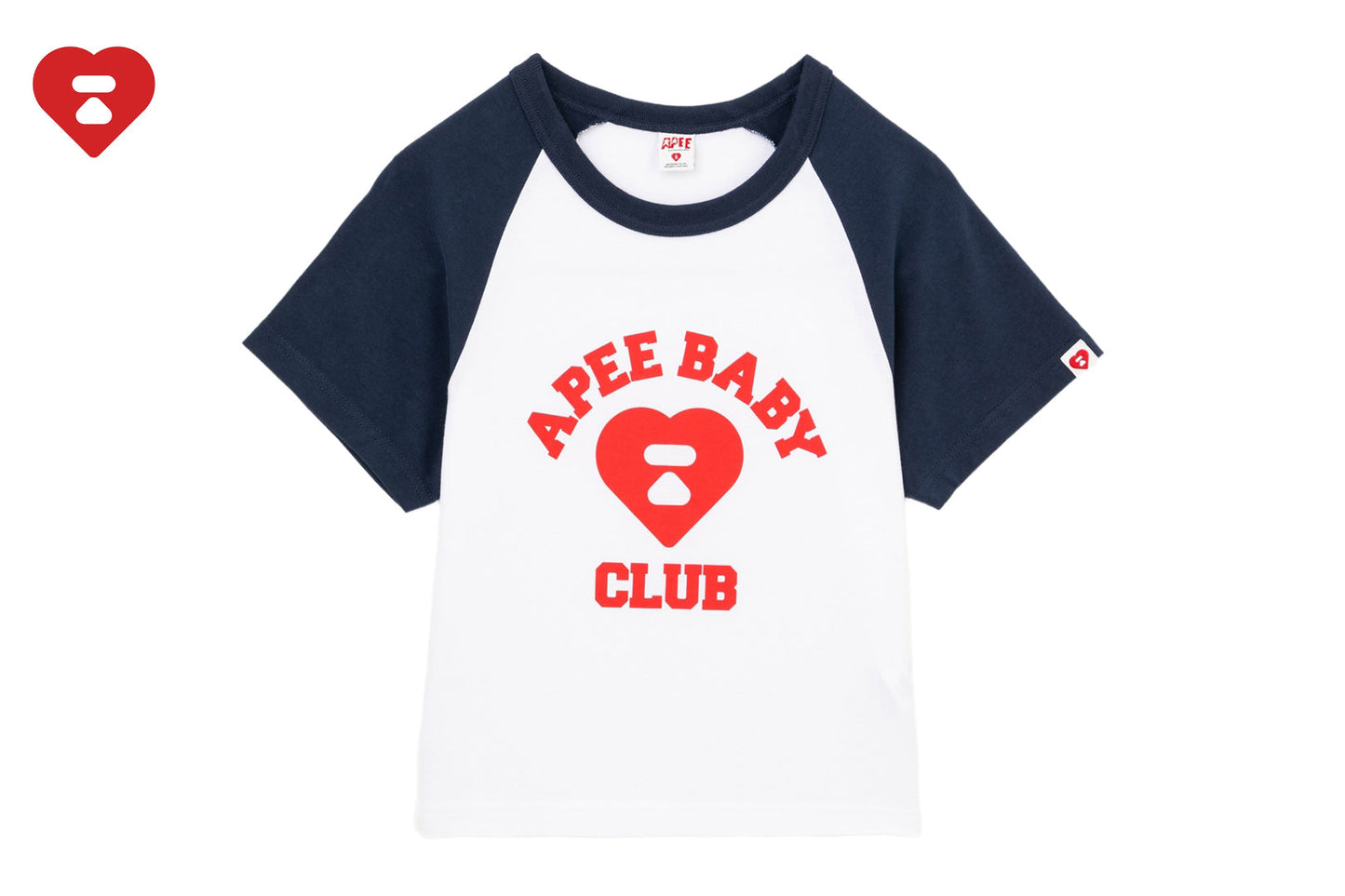 BAPE APEE BABY PRINT RAGLAN TEE