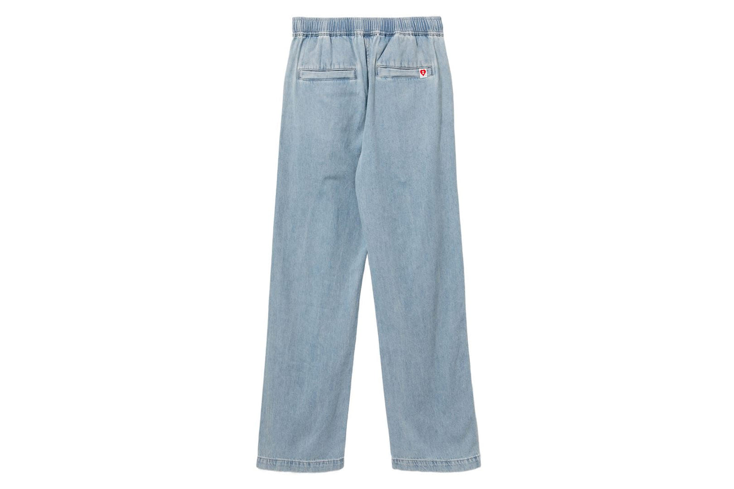BAPE EMBRO LOGO DENIM JOGGER PANTS