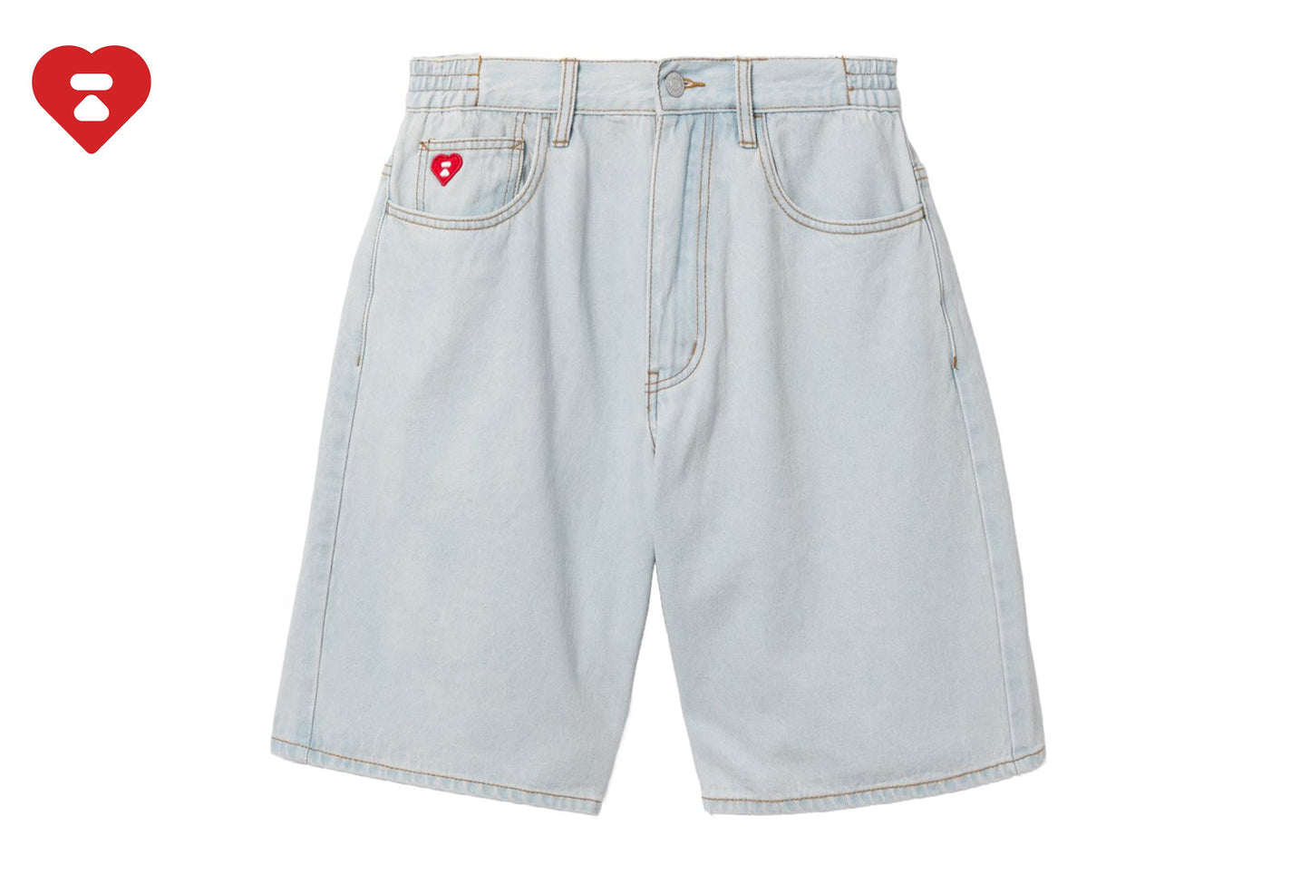 BAPE DENIM SHORTS