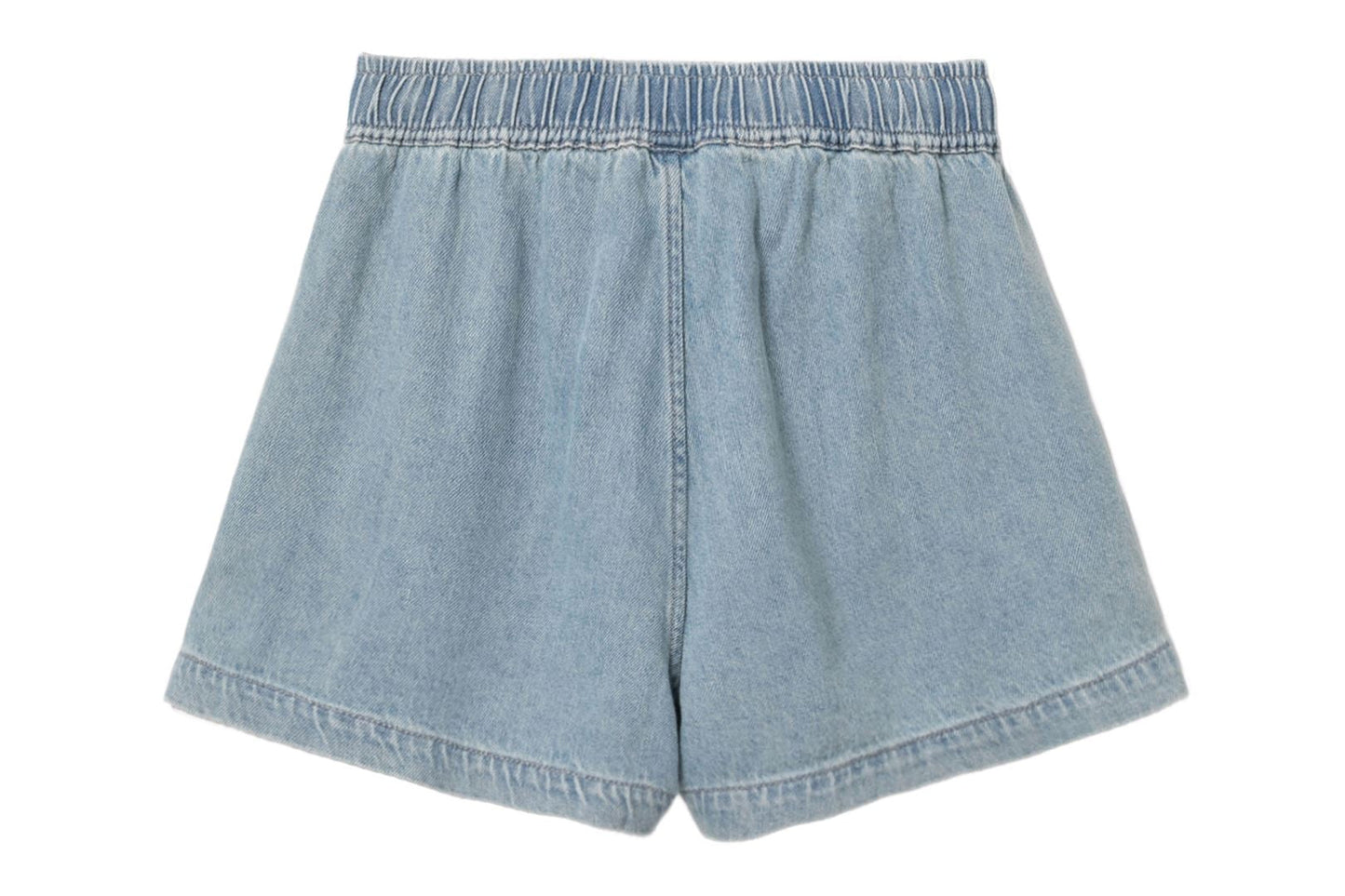 BAPE EMBRO LOGO DENIM TRAINING SHORTS