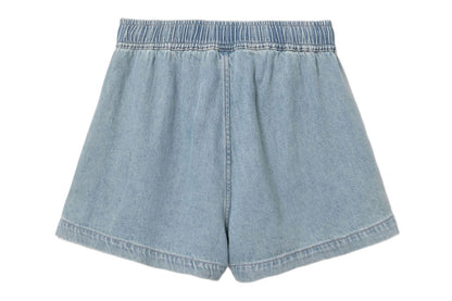 BAPE EMBRO LOGO DENIM TRAINING SHORTS