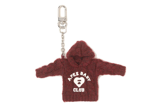 BAPE MINI KNIT HOODIE KEYRING #1