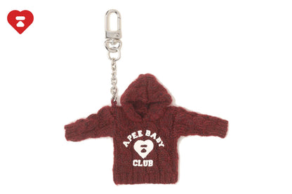 BAPE MINI KNIT HOODIE KEYRING #1