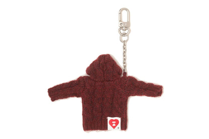BAPE MINI KNIT HOODIE KEYRING #1