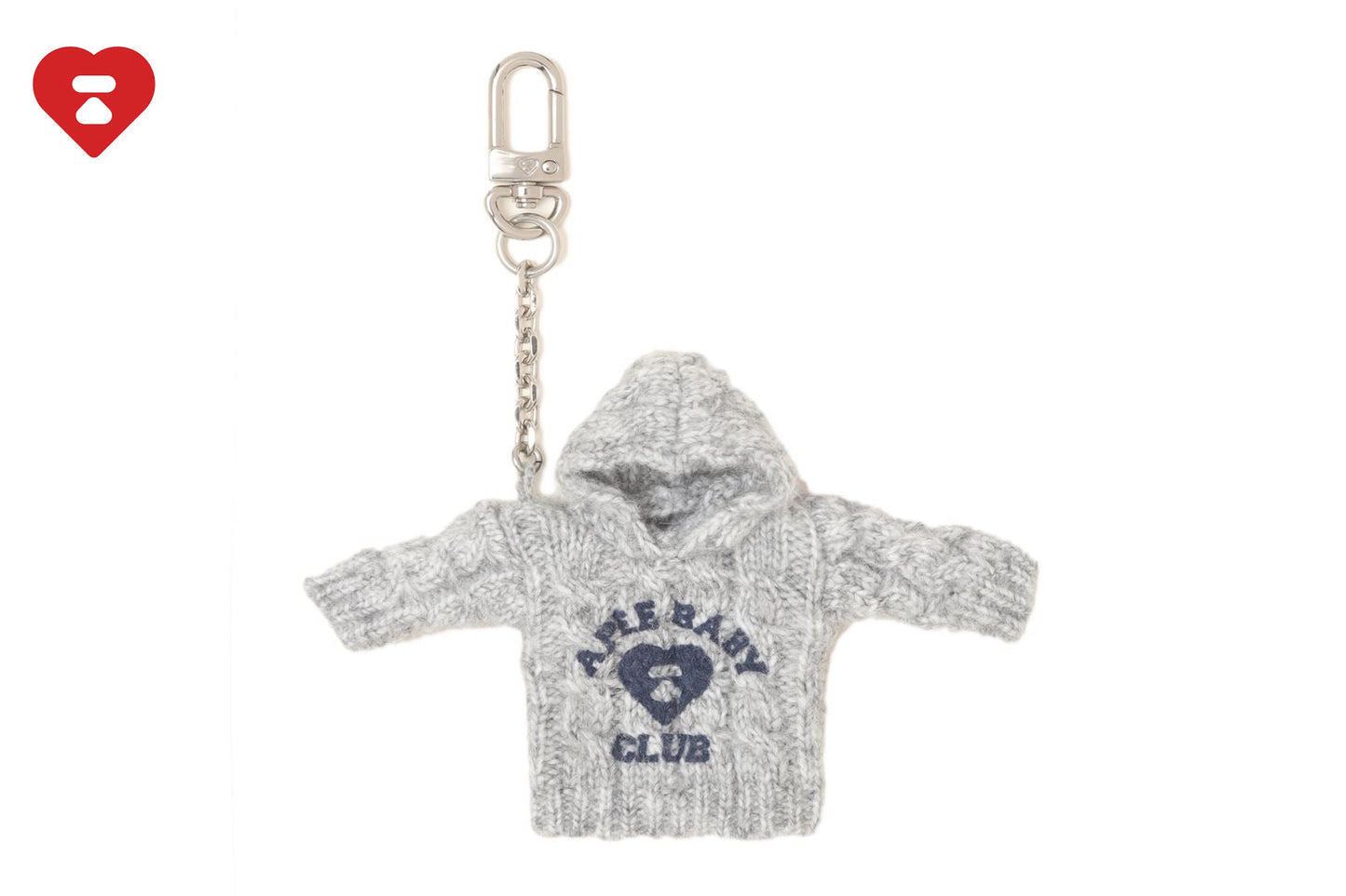 BAPE MINI KNIT HOODIE KEYRING #1