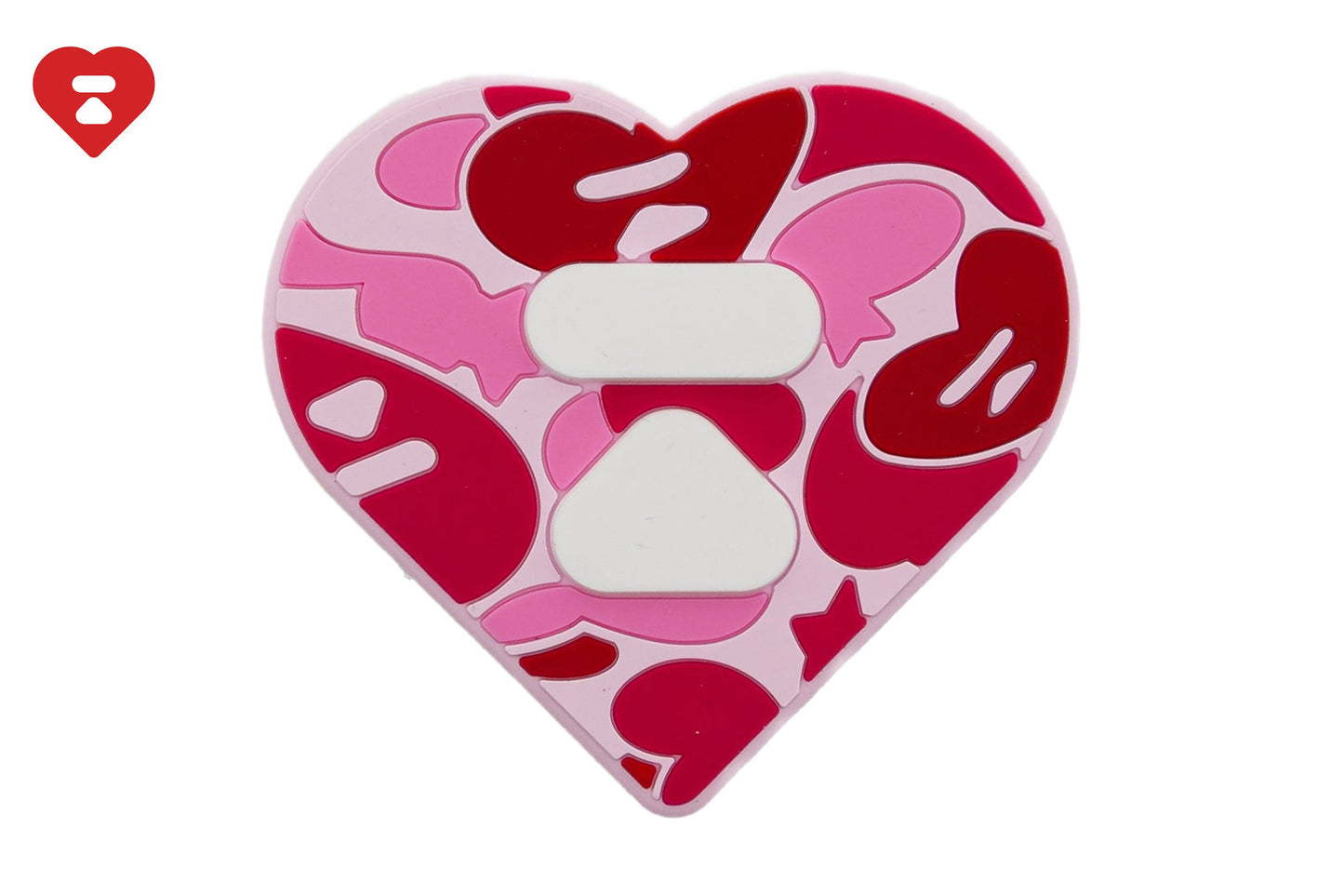 BAPE HEART CAMO MAGNET