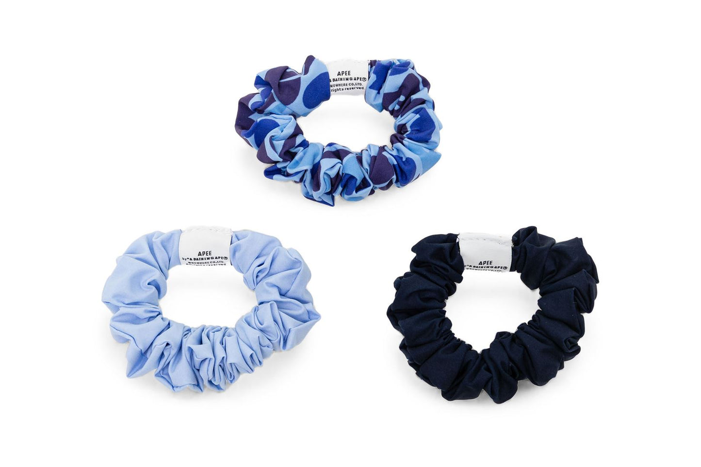 BAPE APEE CAMO SCRUNCHIE SET