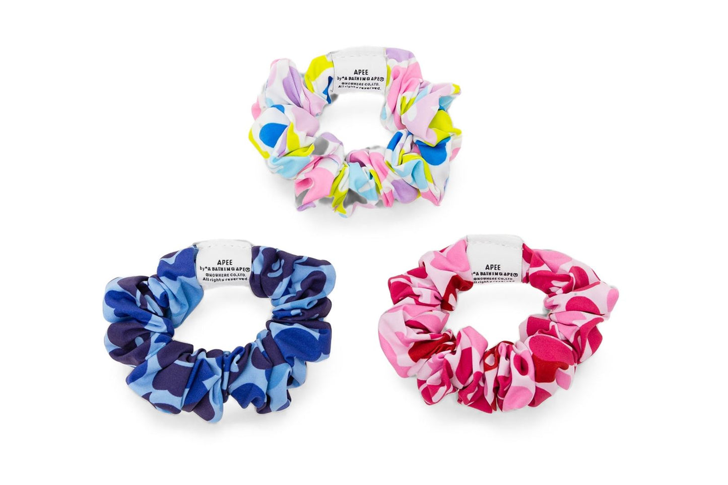 BAPE APEE CAMO SCRUNCHIE SET