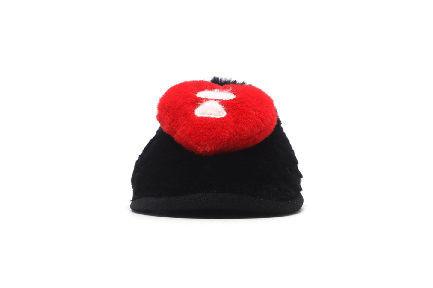 BAPE 心形毛絨拖鞋