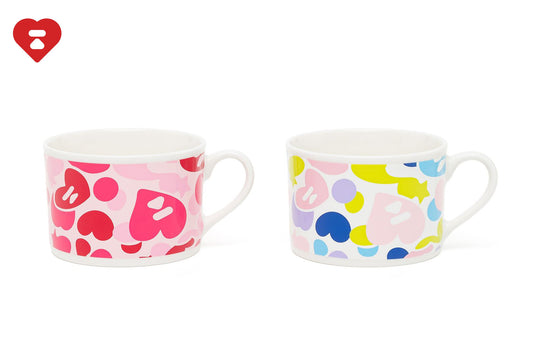 BAPE CAMO WHITE CERAMIC COFFEE MUG