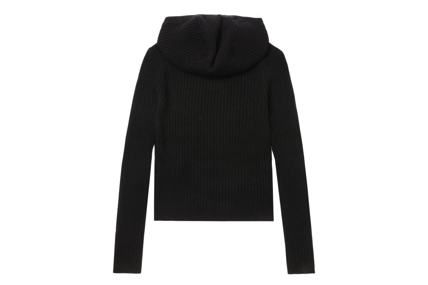 BAPE HOODED RIB SWEATER