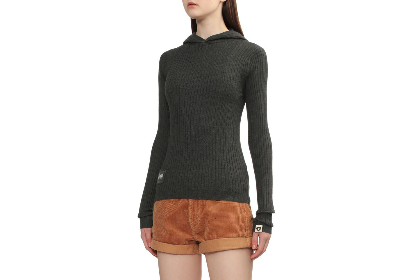 BAPE HOODED RIB SWEATER