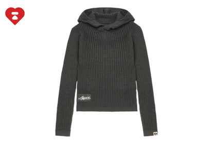 BAPE 連帽羅紋毛衣