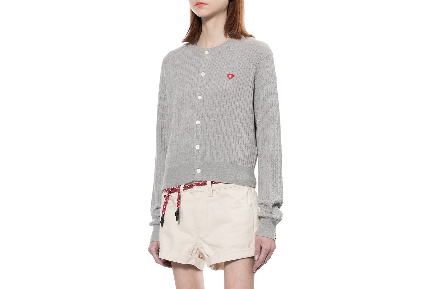 BAPE HEART BADGE CARDIGAN #1