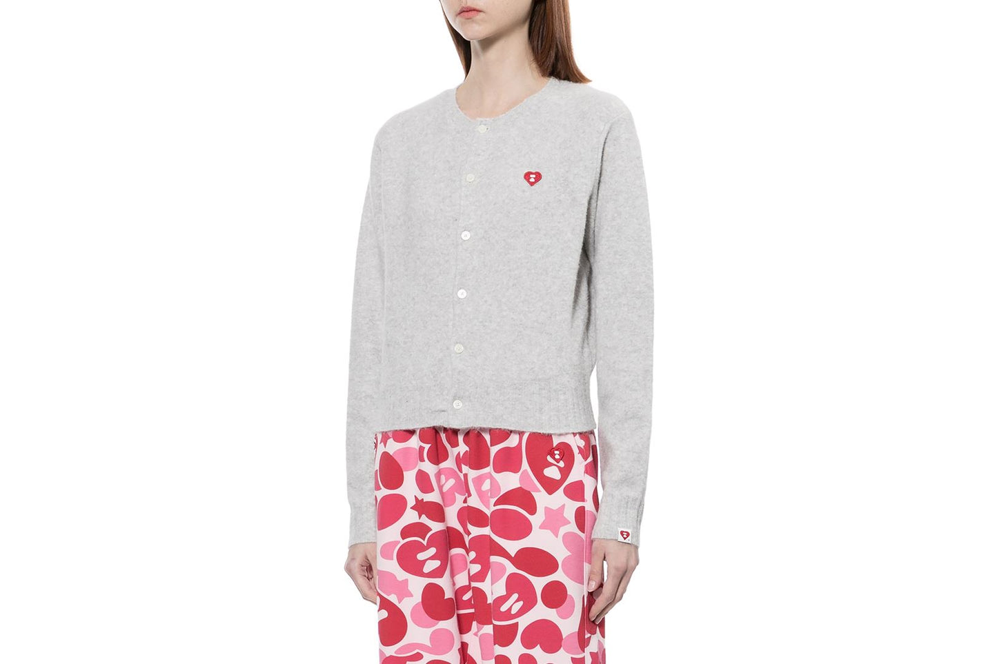 BAPE HEART BADGE CARDIGAN #2