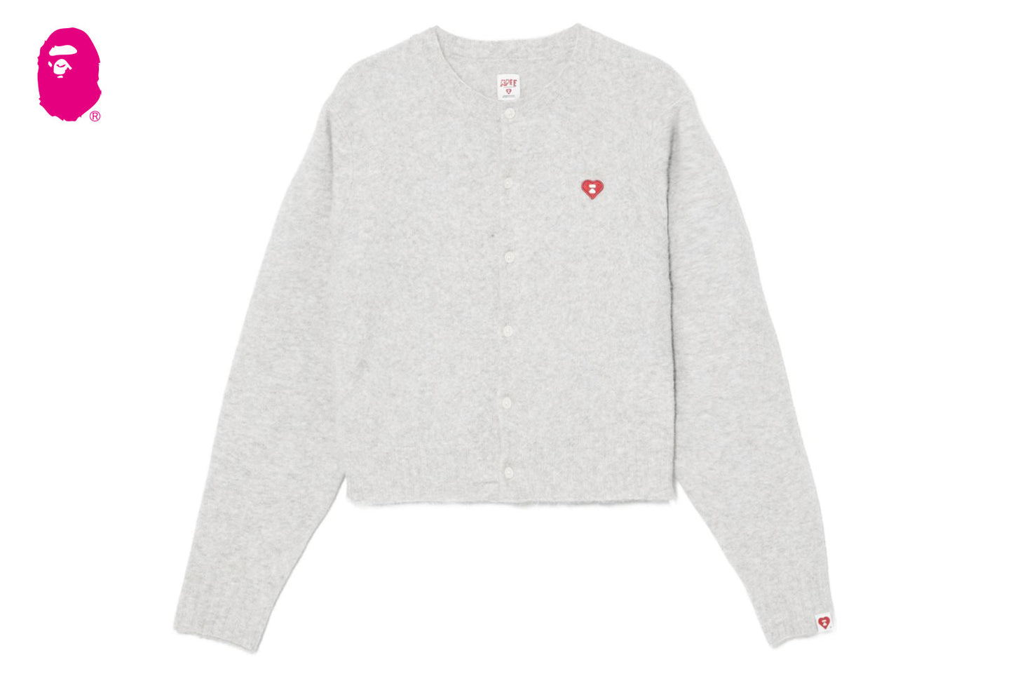 BAPE HEART BADGE CARDIGAN #2