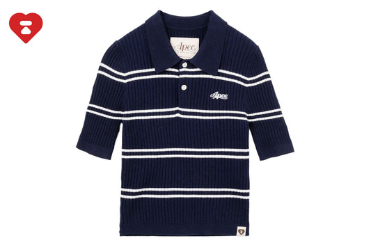 BAPE RIBBED POLO