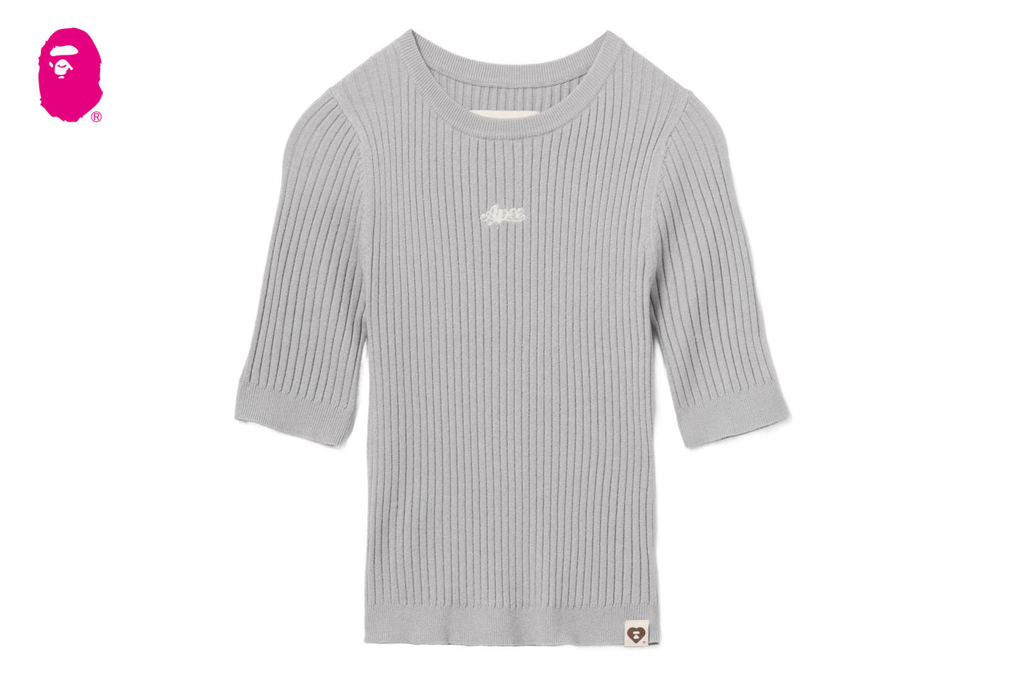BAPE FITTED RIBBED SWEATER