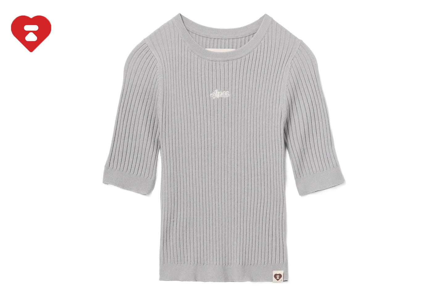 BAPE FITTED RIBBED SWEATER