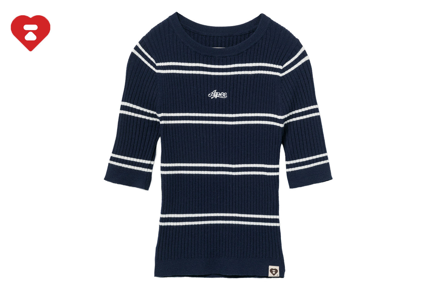 BAPE FITTED STRIPES SWEATER
