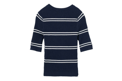 BAPE FITTED STRIPES SWEATER