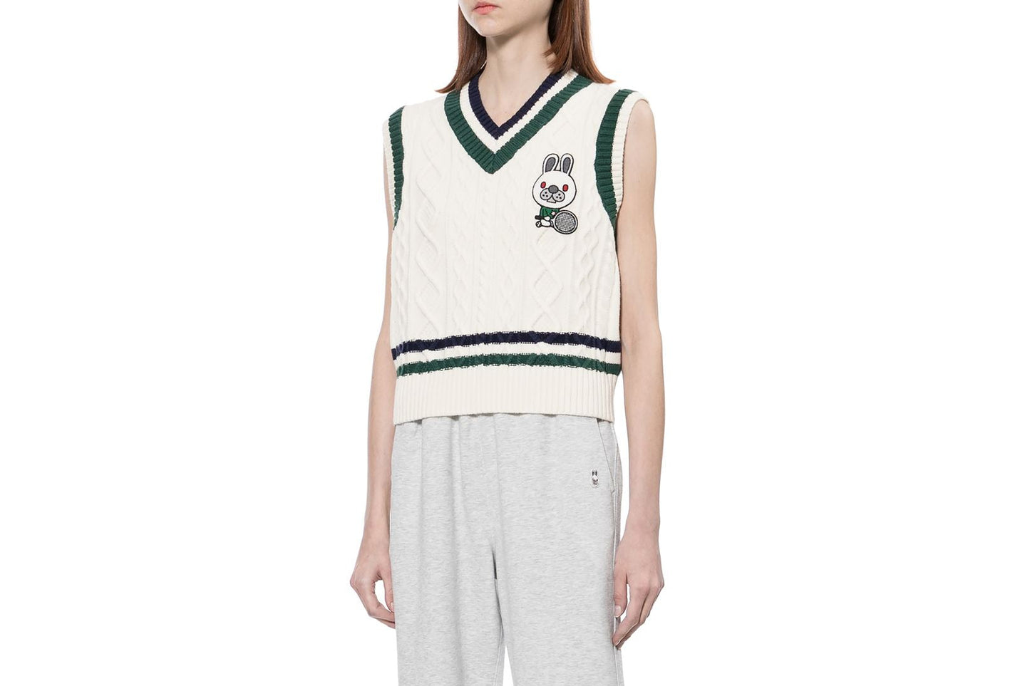 BAPE BABY DOPPY CABLE KNIT VEST