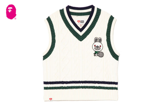 BAPE BABY DOPPY CABLE KNIT VEST