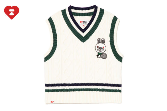 BAPE BABY DOPPY CABLE KNIT VEST