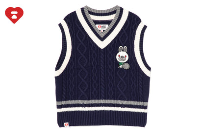 BAPE BABY DOPPY CABLE KNIT VEST