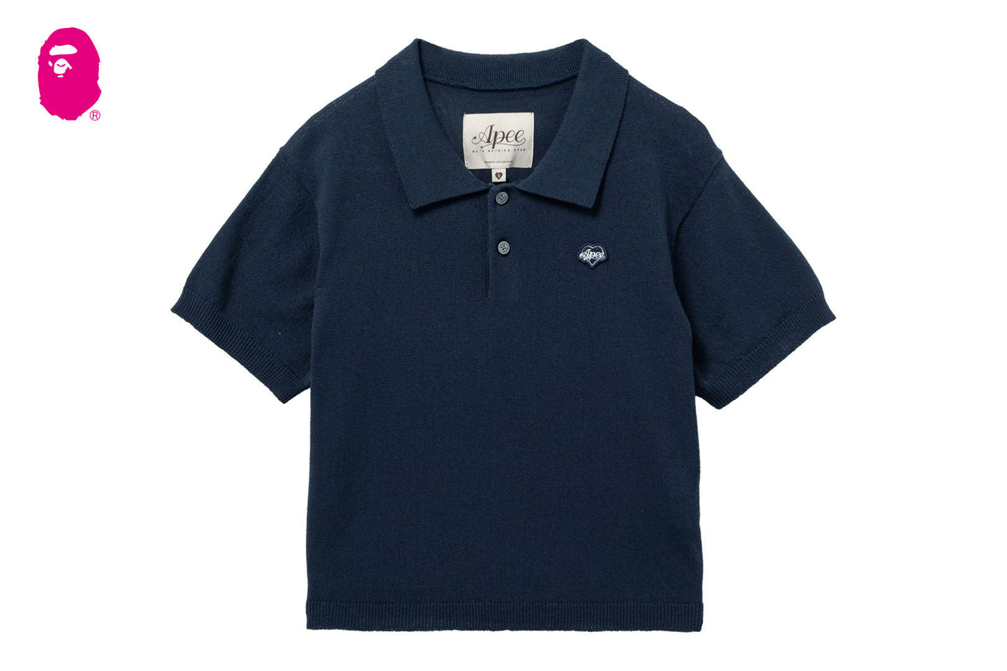 BAPE REGULAR POLO SWEATER