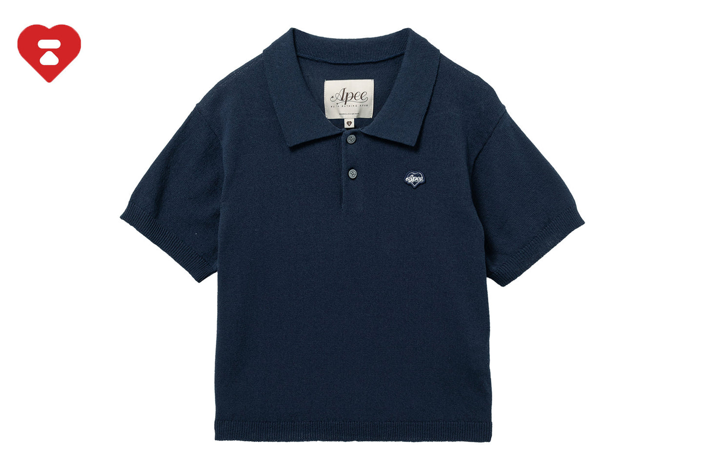 BAPE REGULAR POLO SWEATER