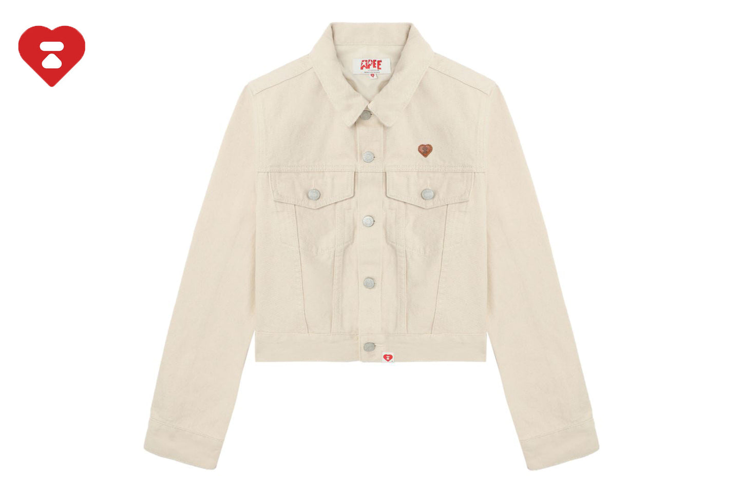 BAPE EMBOSSED DENIM JACKET #1
