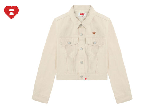 BAPE EMBOSSED DENIM JACKET #1