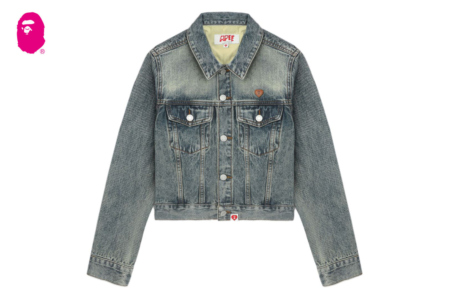 BAPE EMBOSSED DENIM JACKET #2