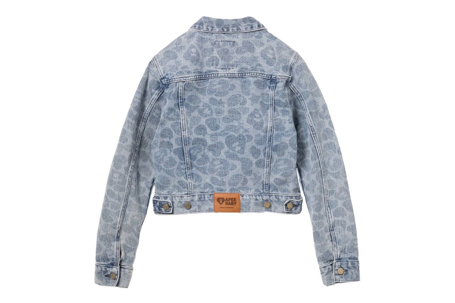 BAPE迷彩印花牛仔外套