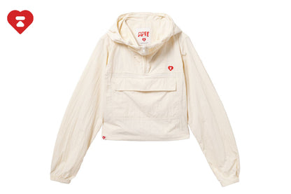 BAPE 矽膠徽章尼龍風衣
