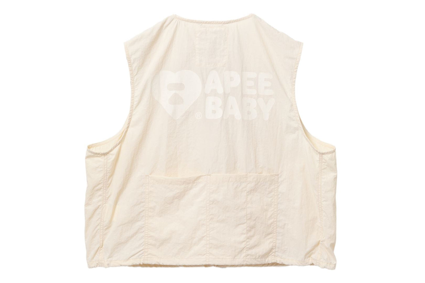 BAPE 矽膠徽章多口袋背心