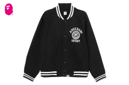 BAPE 大學刺繡棒球運動外套