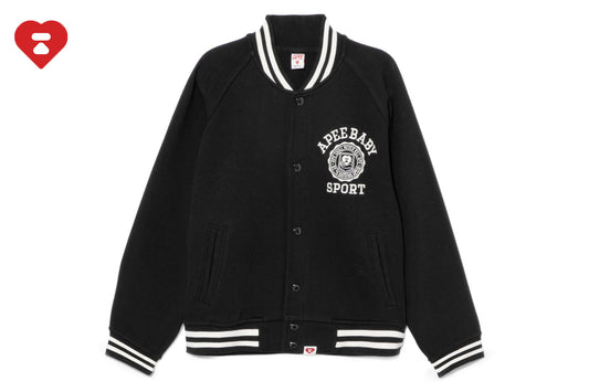 BAPE 大學刺繡棒球運動外套