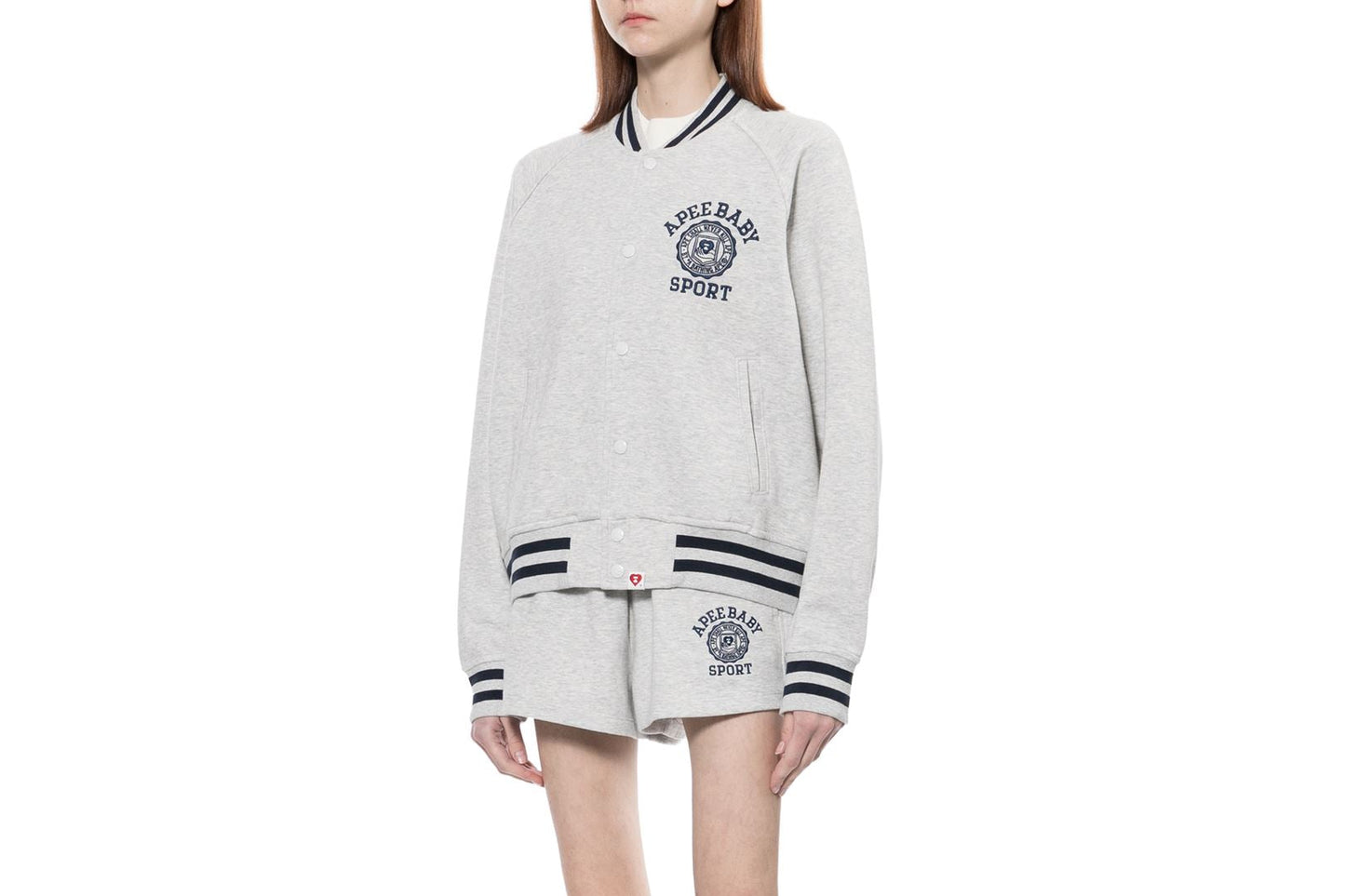BAPE 大學刺繡棒球運動外套