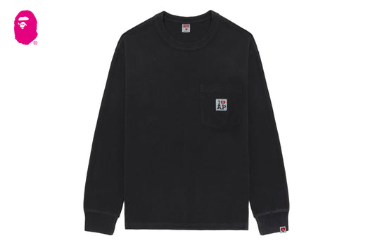 BAPE 長袖口袋T恤