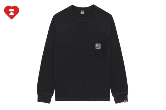 BAPE 長袖口袋T恤