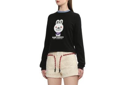 BAPE BABY DOPPY PRINTED LONG SLEEVE T-SHIRT