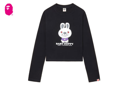 BAPE BABY DOPPY PRINTED LONG SLEEVE T-SHIRT