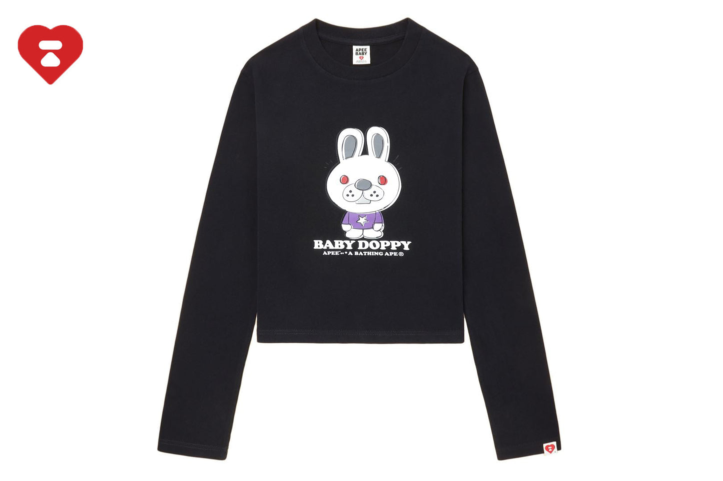 BAPE BABY DOPPY 印花長袖T恤