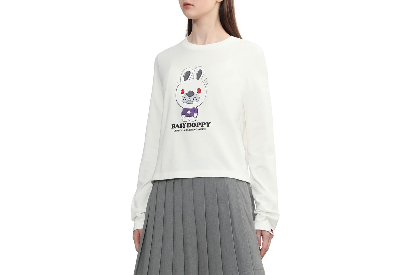 BAPE BABY DOPPY 印花長袖T恤
