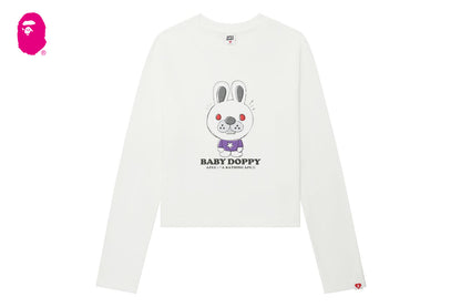 BAPE BABY DOPPY PRINTED LONG SLEEVE T-SHIRT