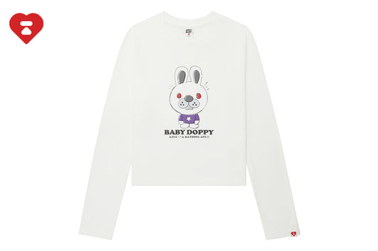 BAPE BABY DOPPY 印花長袖T恤