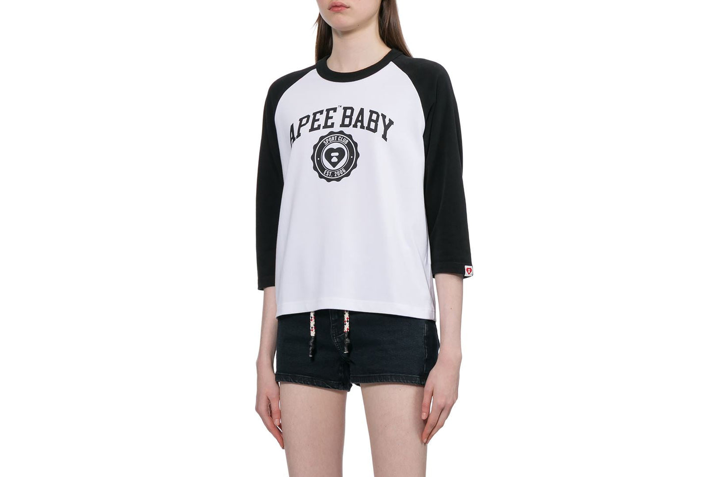 BAPE APEE BABY PRINT RAGLAN LS TEE