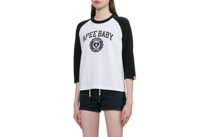 BAPE APEE BABY PRINT RAGLAN LS TEE